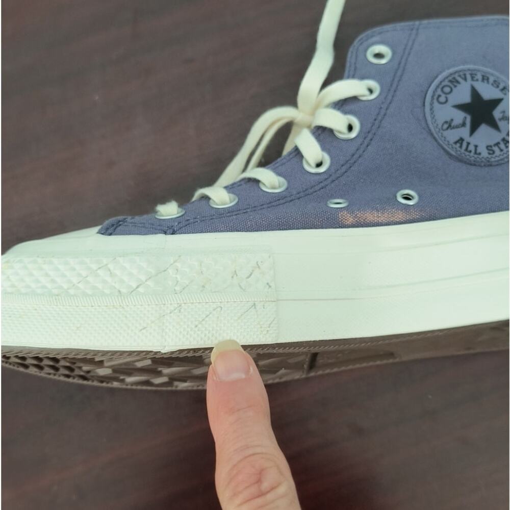 Converse Chuck Taylor All Star Lift Platform Sneakers Wmn's Sz 6.5 Purple Beaded - Picture 7 of 16